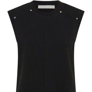 NWT DION LEE logo-embossed cotton tank top unisex size 2